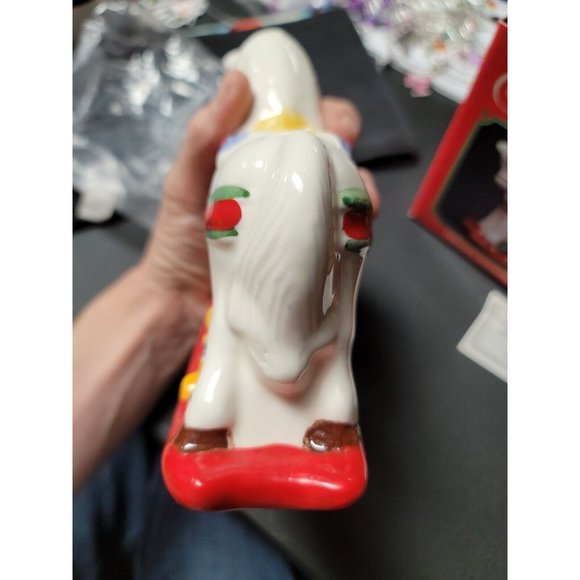 Vintage Rocking Horse Collection Coin Bank By Mount Clemens Pottery Mint 80s - Picture 6 of 9